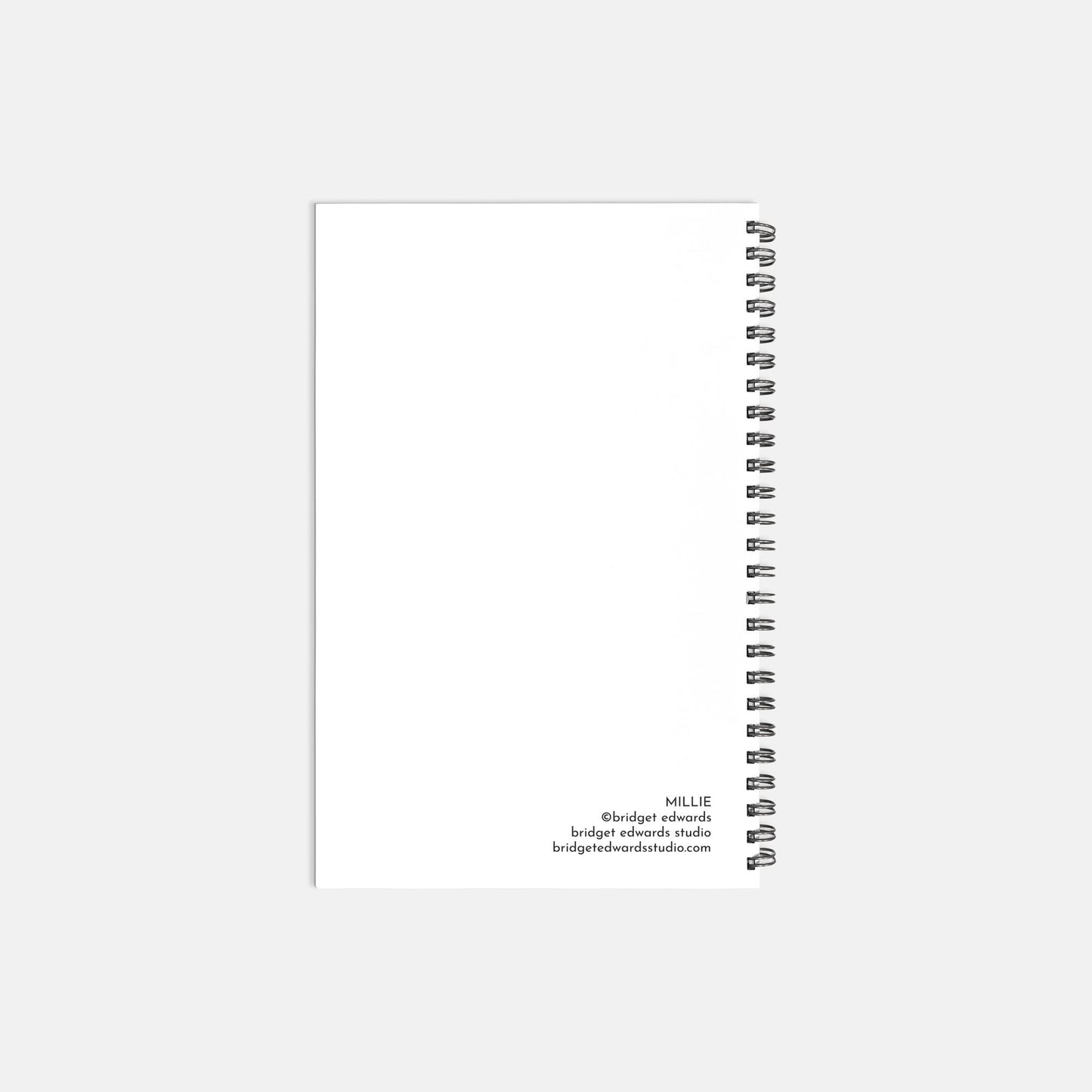 MILLIE Notebook Hardcover Spiral 5.5 x 8.5