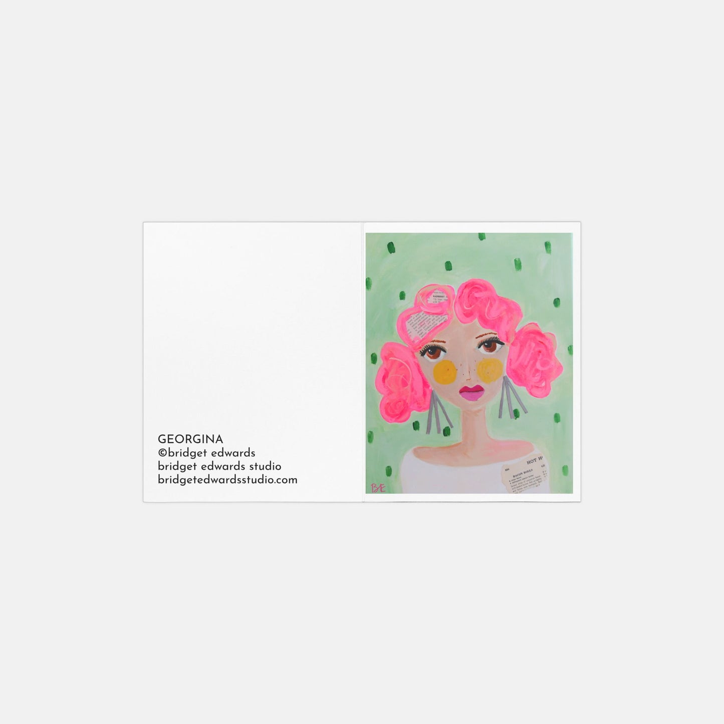 GEORGINA Folded Notecards (QTY 10)