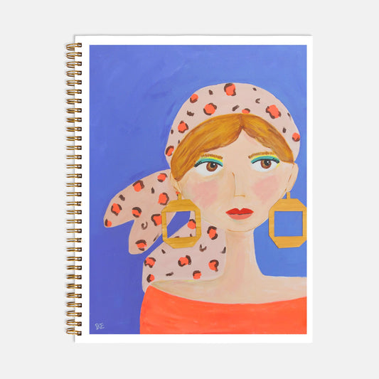 CÉCILE Notebook Softcover Spiral 8.5 x 11