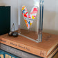 Mixed Media Hearts in Acrylic Frames