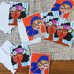 BIRDIE + CONSTANCE - flat art notecards, set of 6