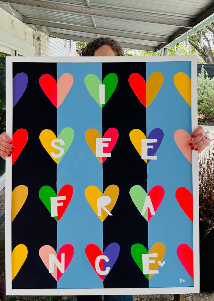 LITE BRITE, FRANCE (framed)