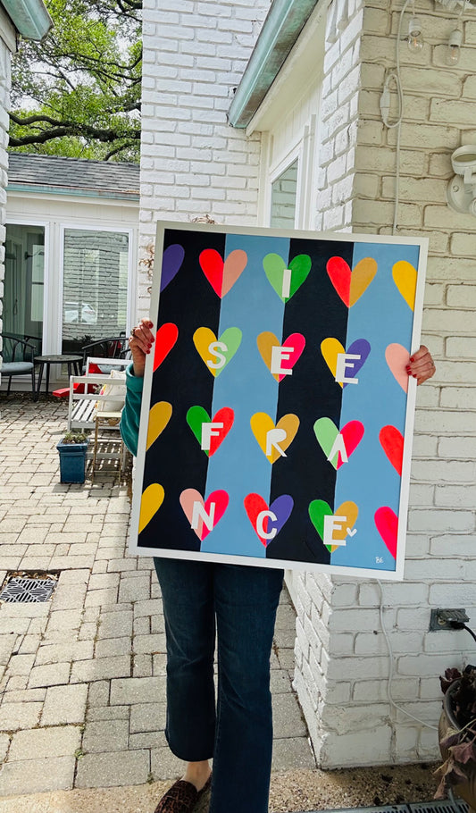 LITE BRITE, FRANCE (framed)