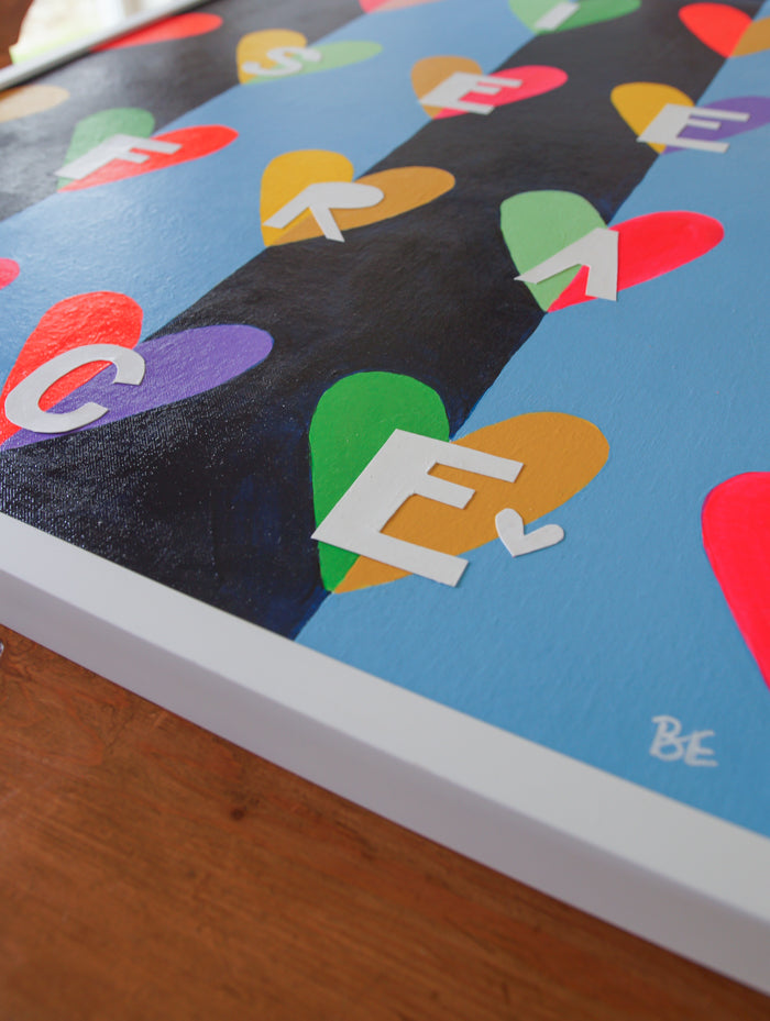 LITE BRITE, FRANCE (framed)